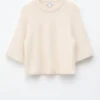 Mohair-Blend Knitted T-shirt