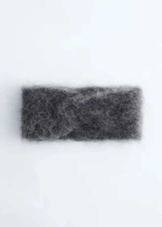 Mohair-Blend Twist-Front Headband