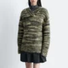Mohair-Blend V-neck Jumper