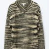 Mohair-Blend V-neck Jumper