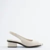 Nappa Leather Slingback Sandals