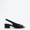 Nappa Leather Slingback Sandals