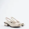 Nappa Leather Slingback Sandals