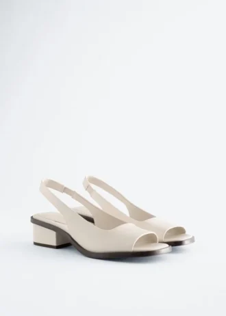 Nappa Leather Slingback Sandals