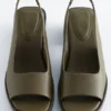 Nappa Leather Slingback Sandals