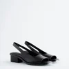 Nappa Leather Slingback Sandals