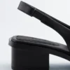Nappa Leather Slingback Sandals