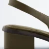 Nappa Leather Slingback Sandals