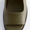 Nappa Leather Slingback Sandals