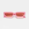 Narrow-Frame Acetate Sunglasses