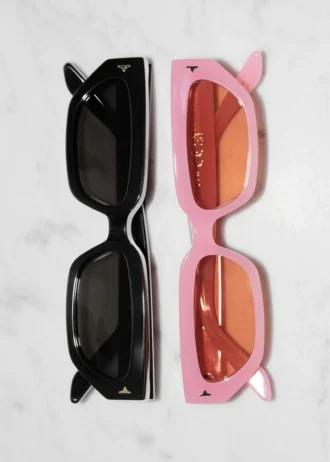 Narrow-Frame Acetate Sunglasses