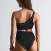 One-Shoulder Cut-Out Swimsuit
