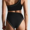 One-Shoulder Cut-Out Swimsuit