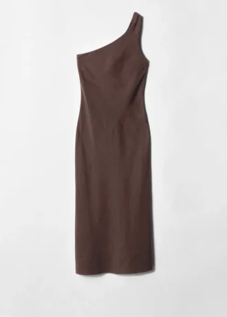 One-Shoulder Midi Dress