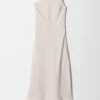 One-Shoulder Midi Dress