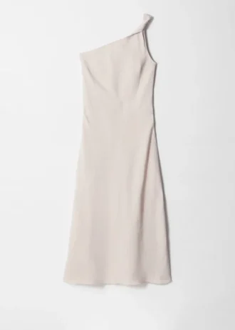 One-Shoulder Midi Dress