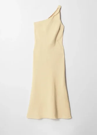 One-Shoulder Midi Dress