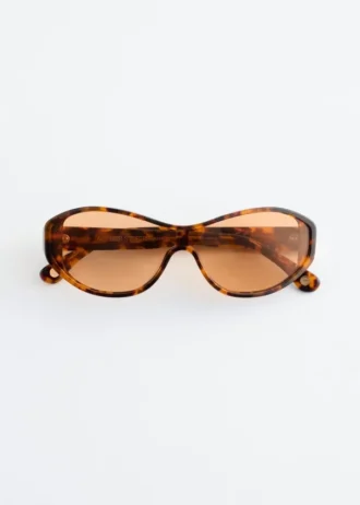 Oval Acetate Sunglasses