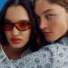 Oval Acetate Sunglasses