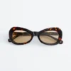 Oval Cat-Eye Sunglasses