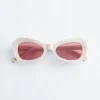 Oval Cat-Eye Sunglasses