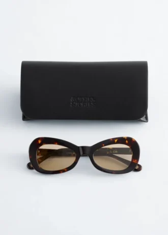 Oval Cat-Eye Sunglasses