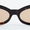 Oval Cat-Eye Sunglasses