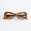 Oval Cat-Eye Sunglasses