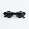 Oval-Frame Sunglasses