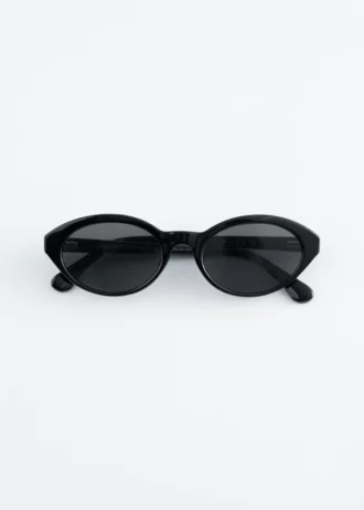 Oval-Frame Sunglasses