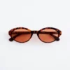 Oval-Frame Sunglasses
