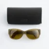 Oval-Frame Sunglasses