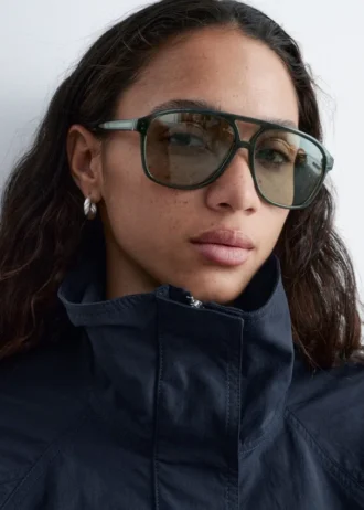 Oversized Aviator Sunglasses