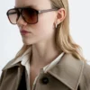 Oversized Aviator Sunglasses