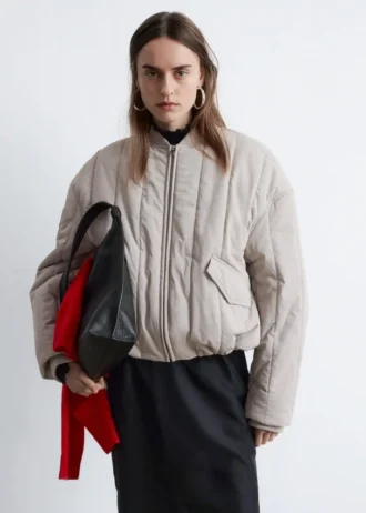 Oversized Bomber Jacket