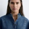 Oversized Denim Blouse