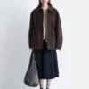 Oversized Drawstring Utility Jacket