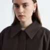 Oversized Drawstring Utility Jacket