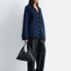 Oversized Mohair-Blend Cardigan