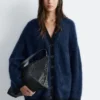Oversized Mohair-Blend Cardigan