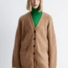 Oversized Mohair-Blend Cardigan