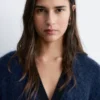 Oversized Mohair-Blend Cardigan