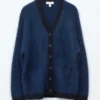 Oversized Mohair-Blend Cardigan