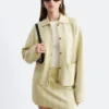 Oversized Polo-Knit Cardigan
