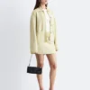Oversized Polo-Knit Cardigan