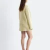 Oversized Polo-Knit Cardigan