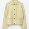 Oversized Polo-Knit Cardigan