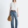 Oversized Puff-Sleeve Blouse
