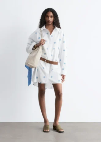 Oversized Shirt Mini Dress
