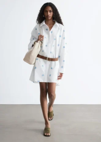 Oversized Shirt Mini Dress